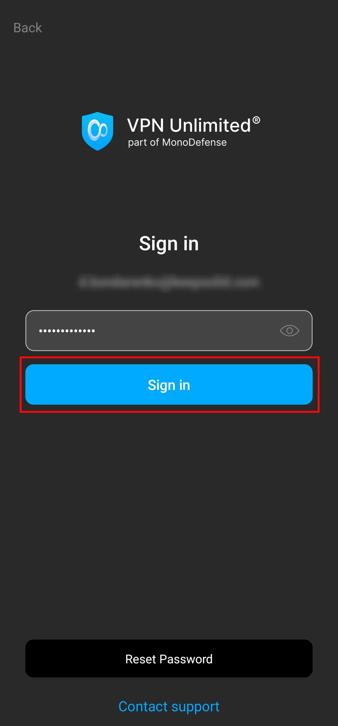 Sign In VPN Unlimited