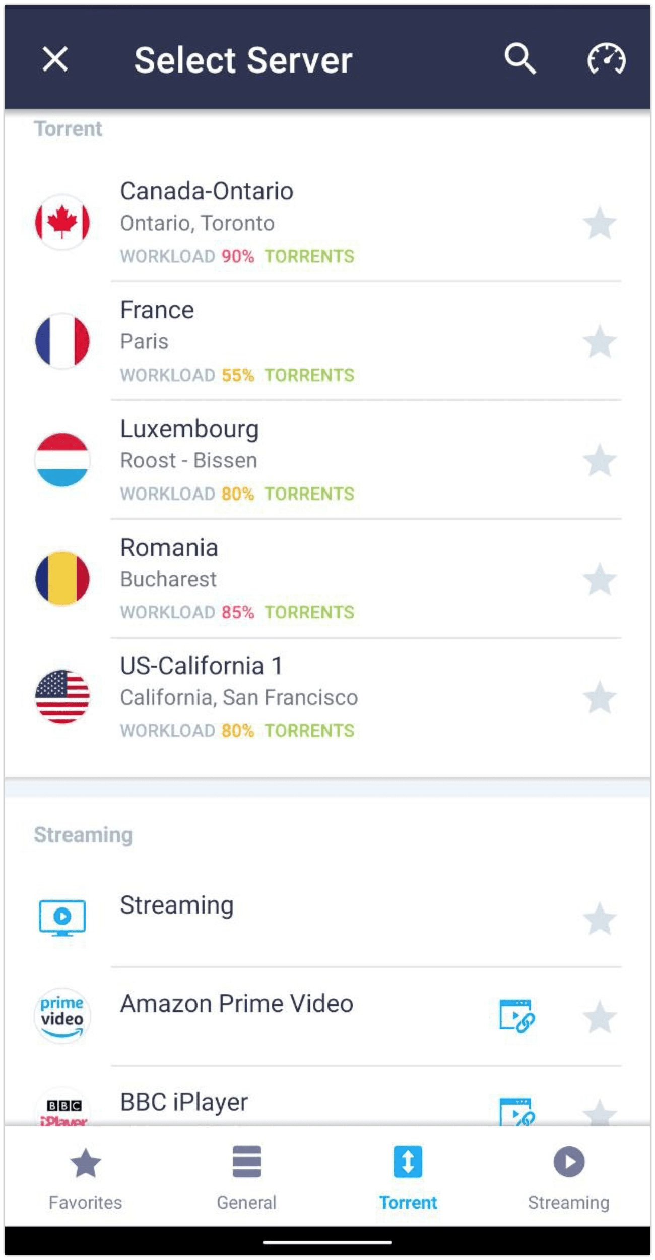 Connectez-vous au serveur VPN qui convient à vos besoins VPN