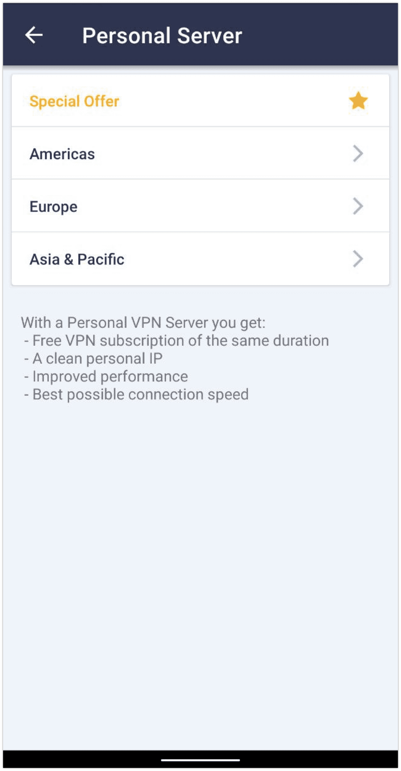 Obtenez un serveur VPN personnel