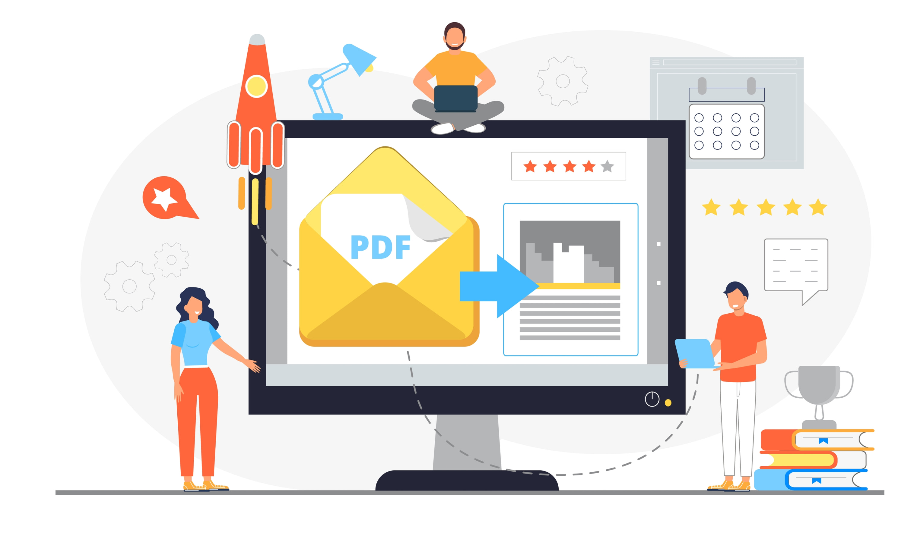 Content illustration