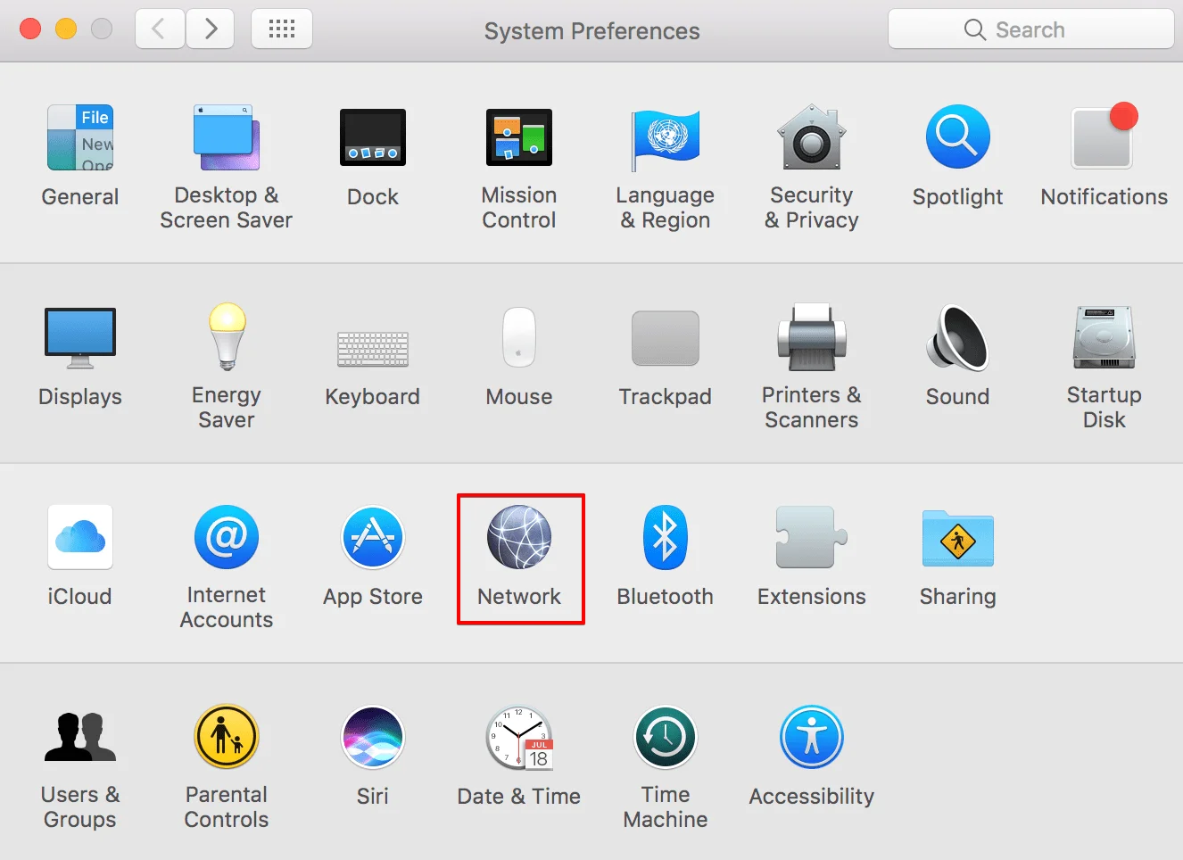 How to share VPN connection over WiFi using your Mac - Go to System Preferences > Network