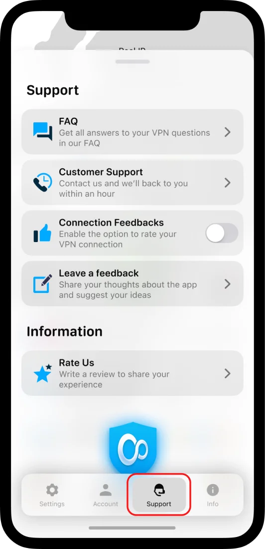 More info about VPN Unlimited app for iOS devices