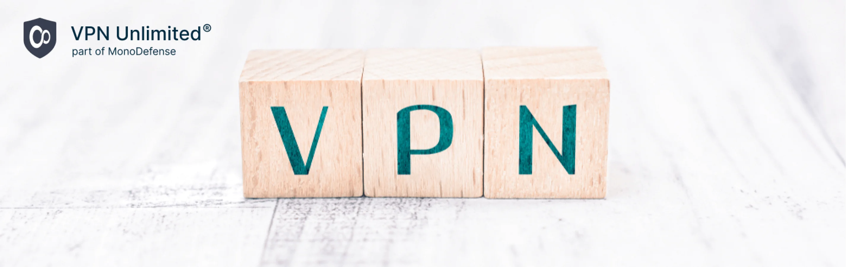 The Word VPN Formed By Wooden Blocks On A White Table, lifetime VPN subscription
