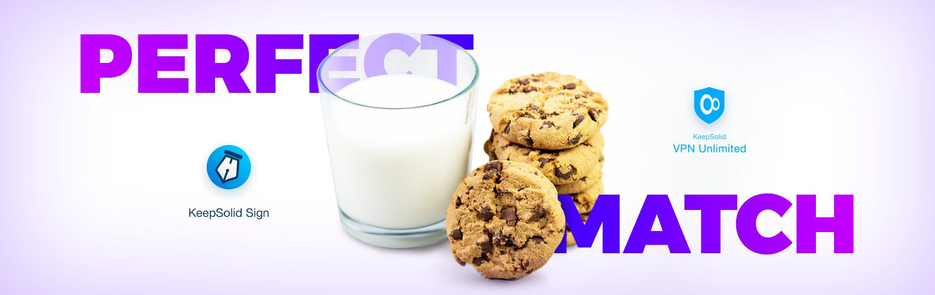 Milk and cookies; software bundle; VPN and E-signature software