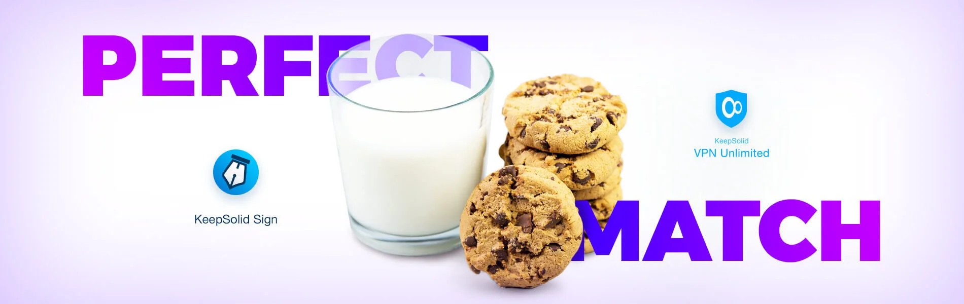 Milk and cookies; software bundle; VPN and E-signature software