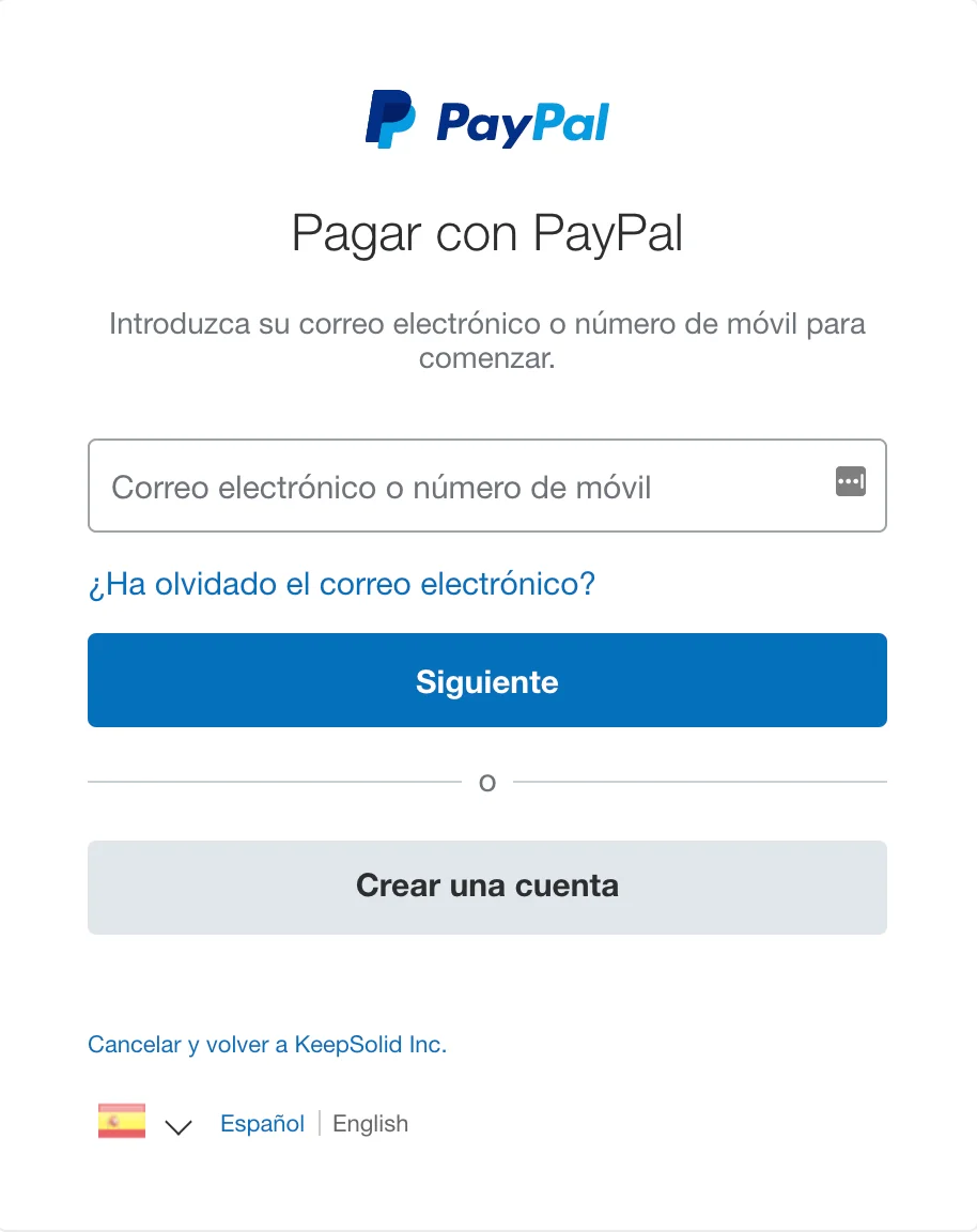 Pay with PayPal