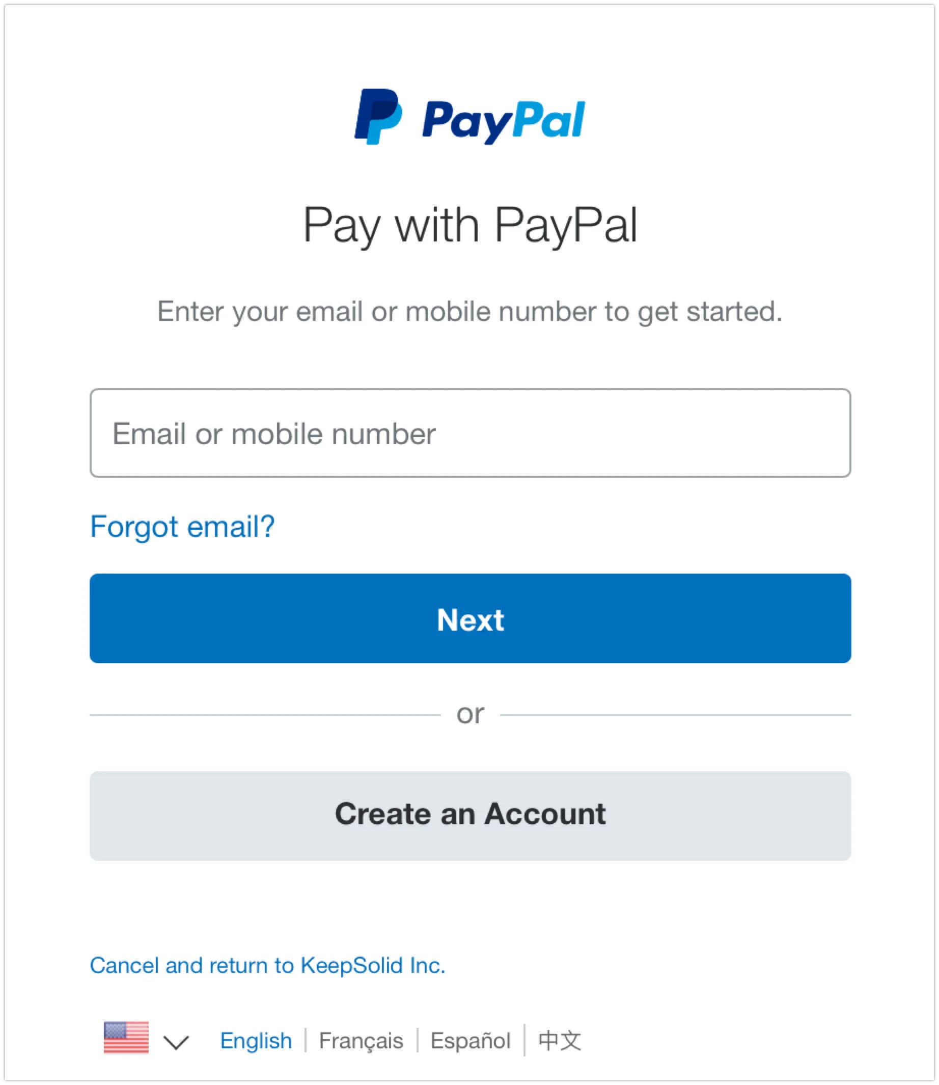 Pay with PayPal