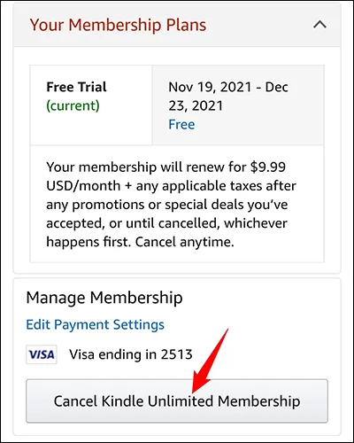 How to Cancel Kindle Unlimited Subscription - VPN Unlimited