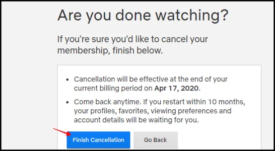 How to cancel Netflix