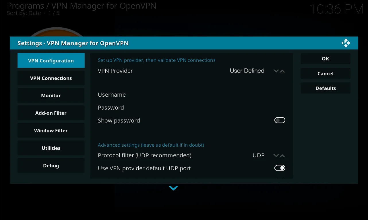 Jak nainstaluji klienta OpenVPN na Kodi?