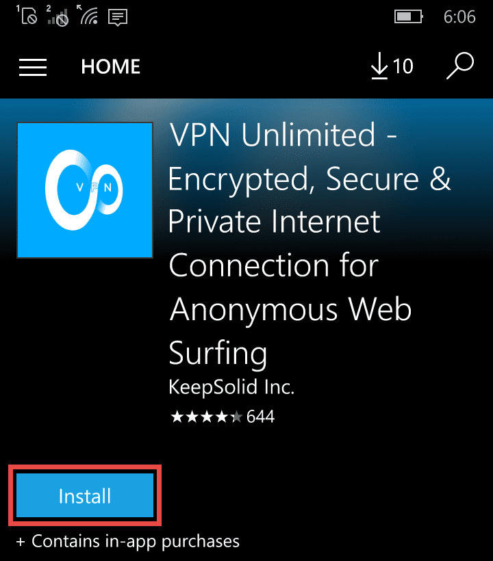 free vpn for windows phone 8