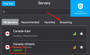 KeepSolid VPN Unlimited Servers for Streaming and Torrenting