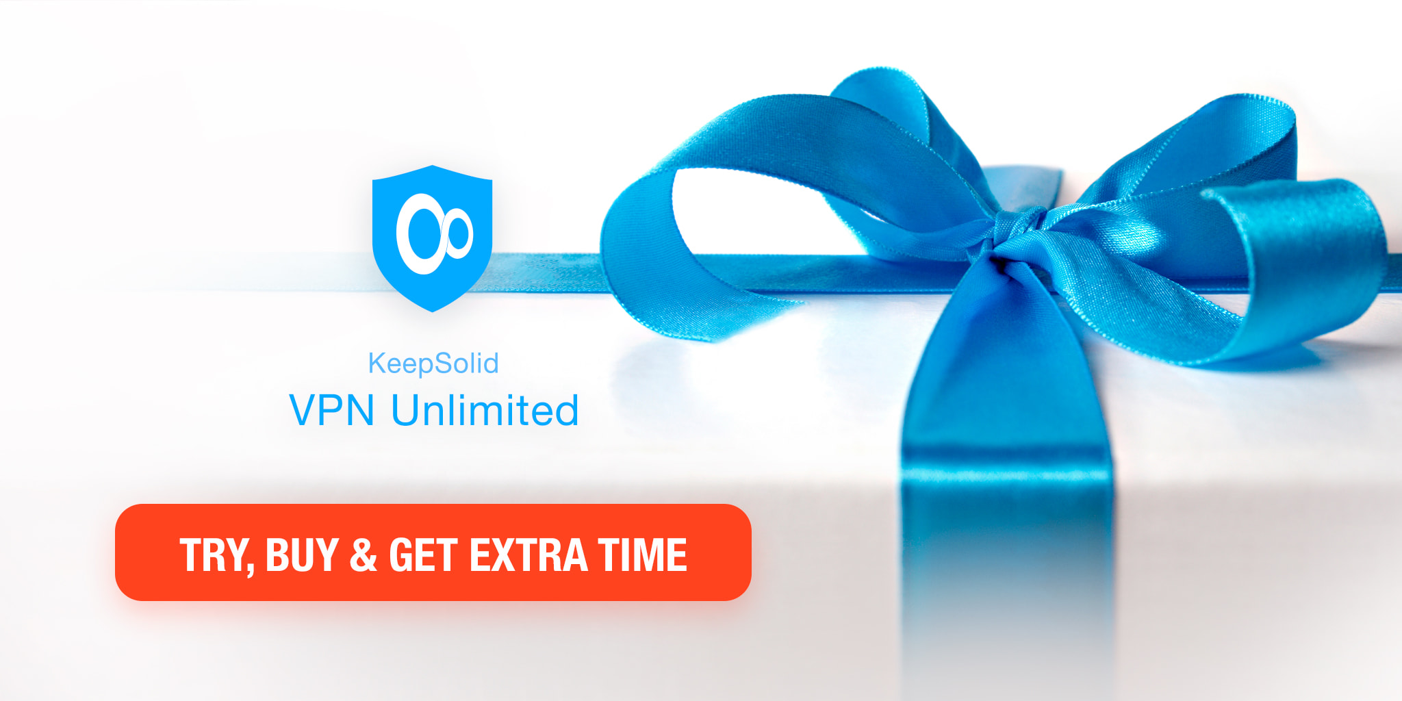 Get additional 10% bonus time to your KeepSolid VPN Unlimited subscription