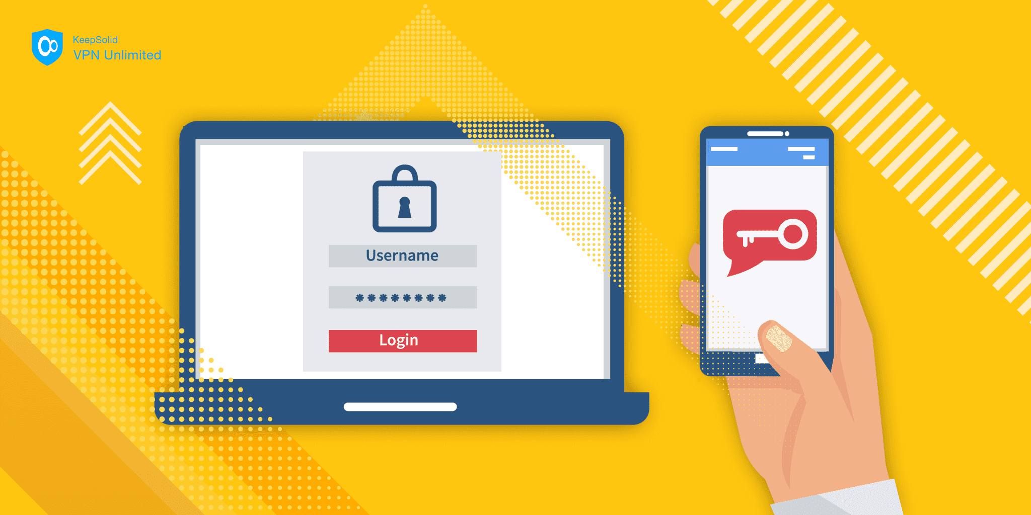 Two-factor authentication illustration - how does 2-step verification work