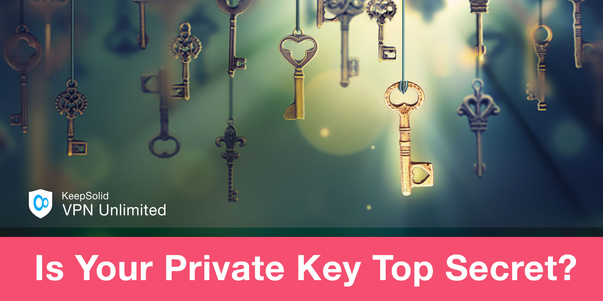 Keys denoting the private encryption key 