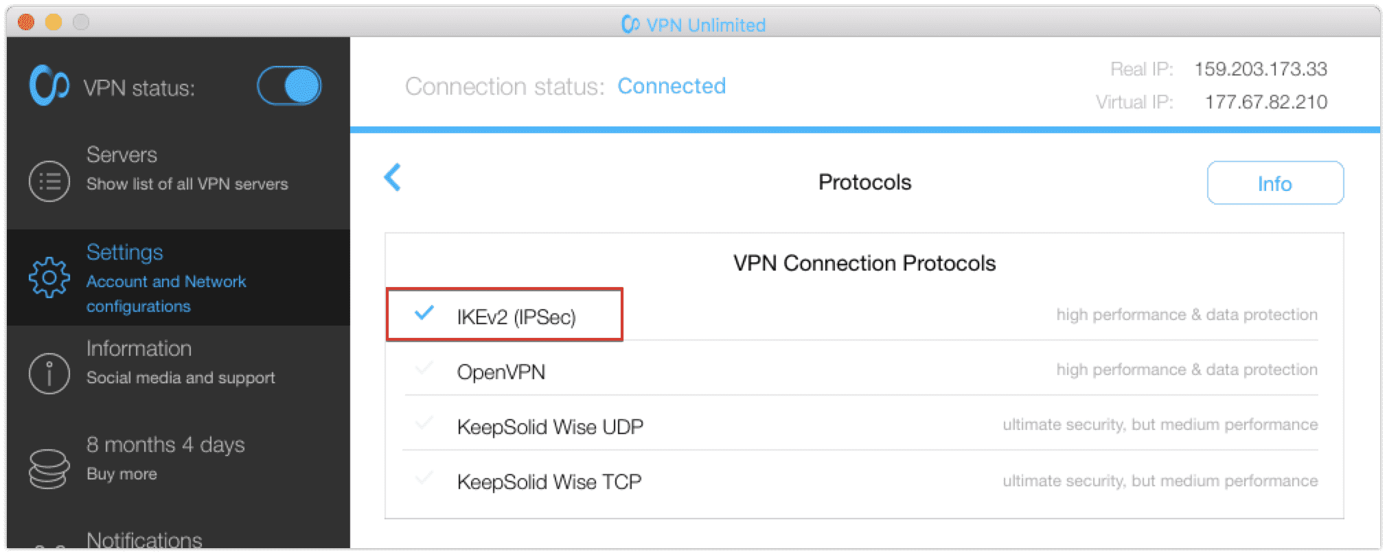 IKEv2 vs IKEv1 vs OpenVPN (TLS) vs L2TP/IPsec vs PPTP - VPN Protocol Comparison